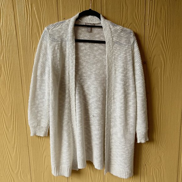 Chico's White Knit Cardigan Sweater - Picture 1 of 3